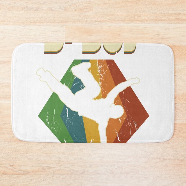 Item preview, Breakdancing 70s Vintage B-boy Silhouette Gift Design graphic designed and sold by Lisbob.