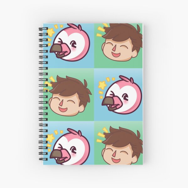 Youtube Spiral Notebooks Redbubble - youtube nfl 2 roblox denis