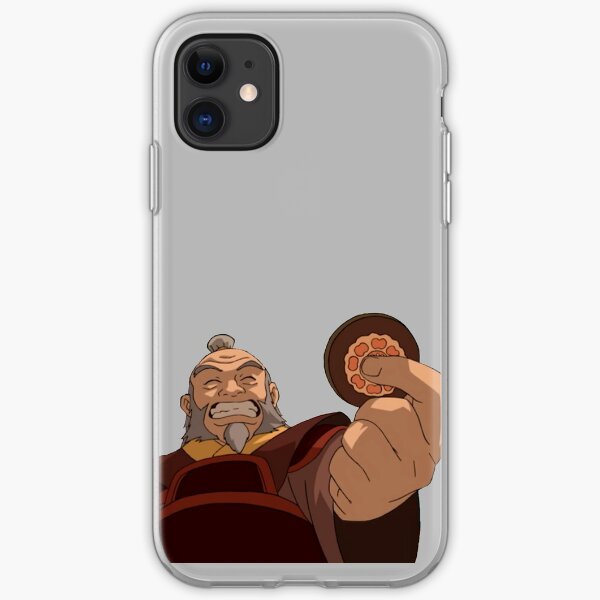 uncle iroh holding a lotus tile iPhone Soft Case