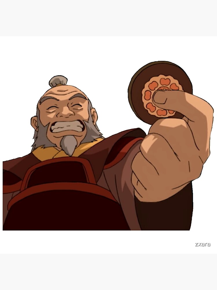 Uncle Iroh Holding A Lotus Tile Greeting Card By Zxara Redbubble Uncle Iroh Holding A Lotus Tile Greeting Card By Zxara Redbubble