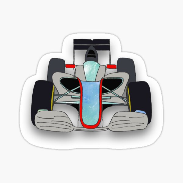 Racing Car Sticker