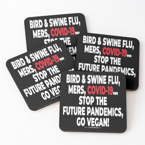 Item preview, vegan to prevent pandemics like covid-19 (105) designed and sold by blindfoldsoff.
