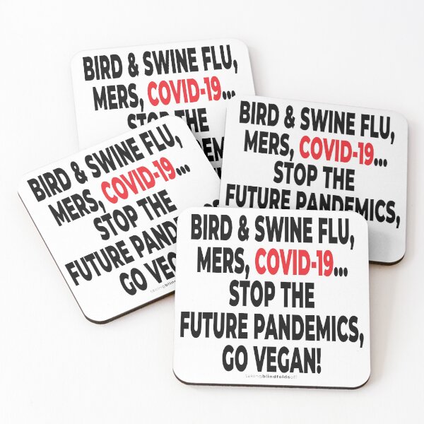Item preview, veganism againts pandemics like coronavirus (105v2) designed and sold by blindfoldsoff.