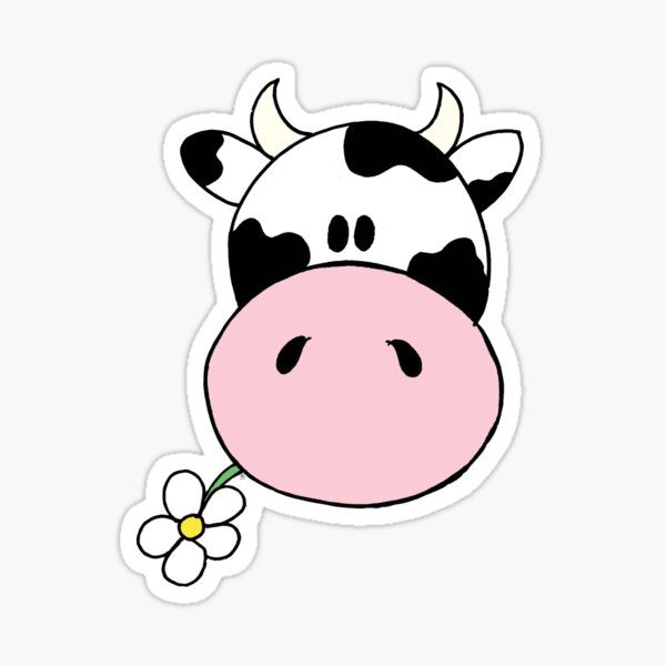 Choose Color V and T Gifts Cows Love To Go The Moovies Funny Cute Animal Pun Decal