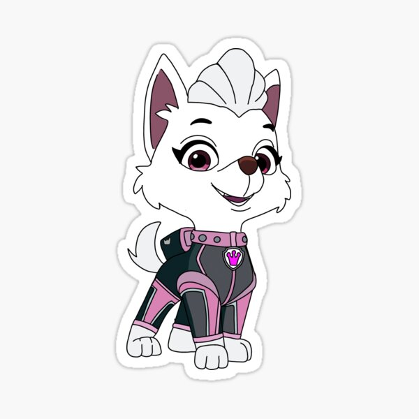 Sweetie Mighty Pup Sticker