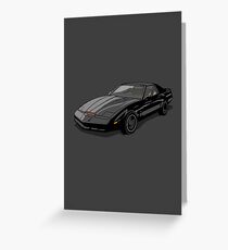 Knight Rider KITT Car Greeting Card