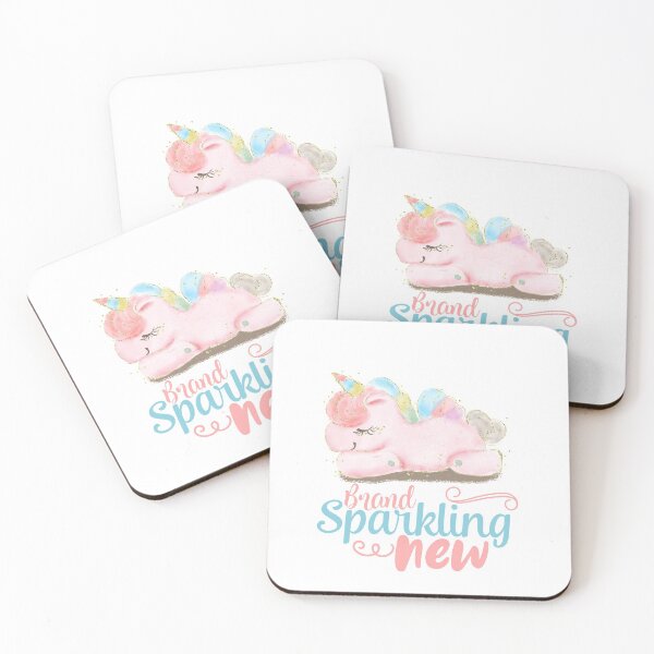 Item preview, Brand Sparkling New Cute Sleeping Unicorn  designed and sold by ToniaKroeger.