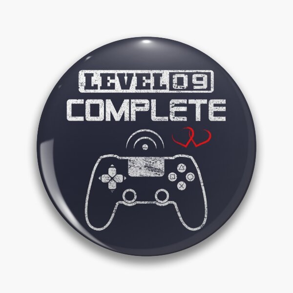 Item preview, Level 9 complete 9th Wedding Anniversary Gift Couple Video Gamer Gifts for Him & for Her designed and sold by BCNDesign.