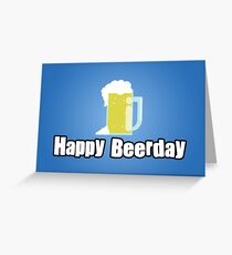 Happy Beerday Greeting Card