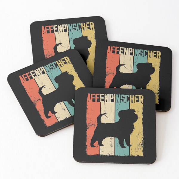 Item preview, Affenpinscher Dog Vintage Retro Style designed and sold by rafaeltto.