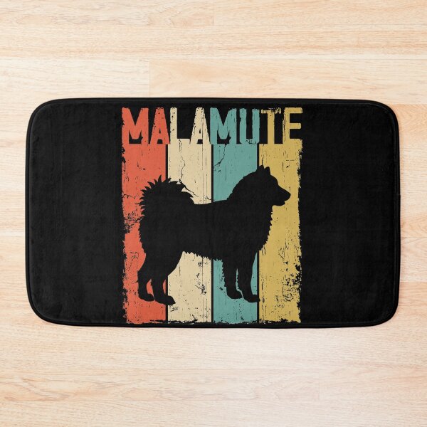 Aperçu de l'œuvre Alaskan Malamute Dog Vintage Retro Style créée et vendue par rafaeltto.