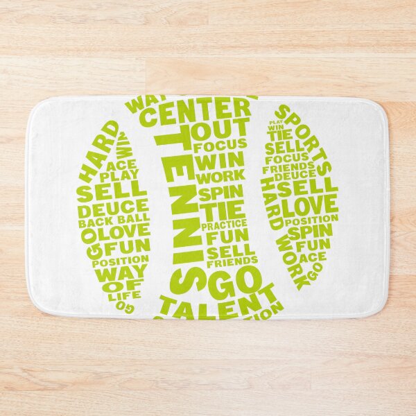 Item preview, Cool Tennis Player Gift product | Word Cloud Tennis Fan Tee designed and sold by Lisbob.