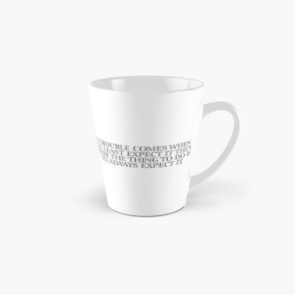 The Road Book Quote Cormac McCarthy Tall Mug