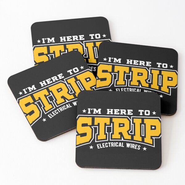 Item preview, Funny Lineman Electrician Gift graphic | I'm Here Strip designed and sold by Lisbob.