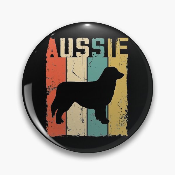 Item preview, Australian Shepherd Aussie Dog Vintage Retro Style designed and sold by rafaeltto.