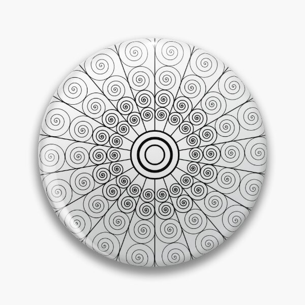Item preview, Swirl mandala inverted designed and sold by adiosmillet.