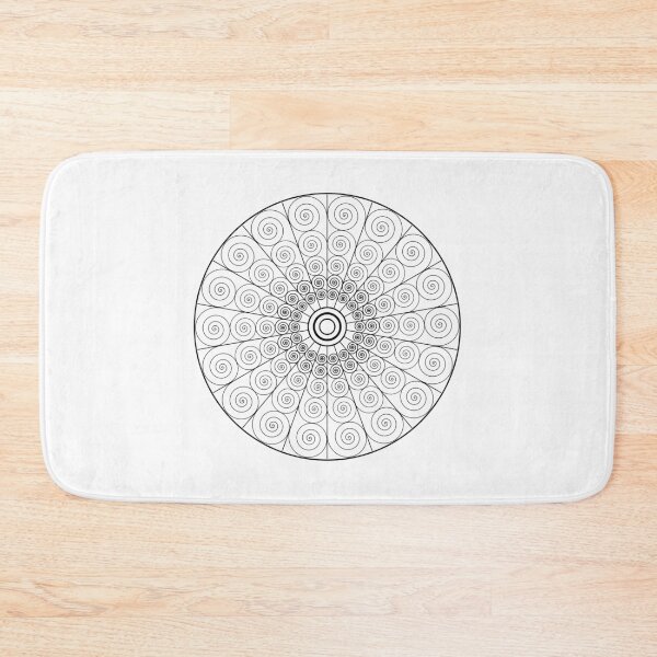 Item preview, Swirl mandala inverted designed and sold by adiosmillet.