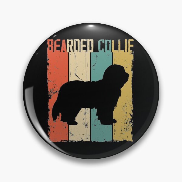 Item preview, Bearded Collie Dog Vintage Retro Style designed and sold by rafaeltto.