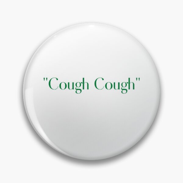 Item preview,  "Couch Cough"- green text designed and sold by TheWhiteRhyno.