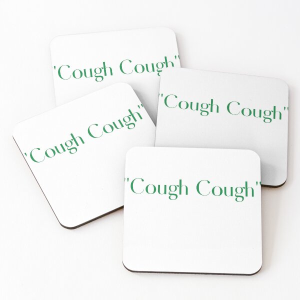 Item preview,  "Couch Cough"- green text designed and sold by TheWhiteRhyno.