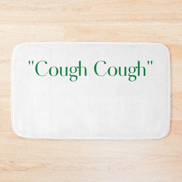Item preview,  "Couch Cough"- green text designed and sold by TheWhiteRhyno.