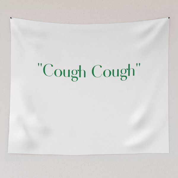 Item preview,  "Couch Cough"- green text designed and sold by TheWhiteRhyno.