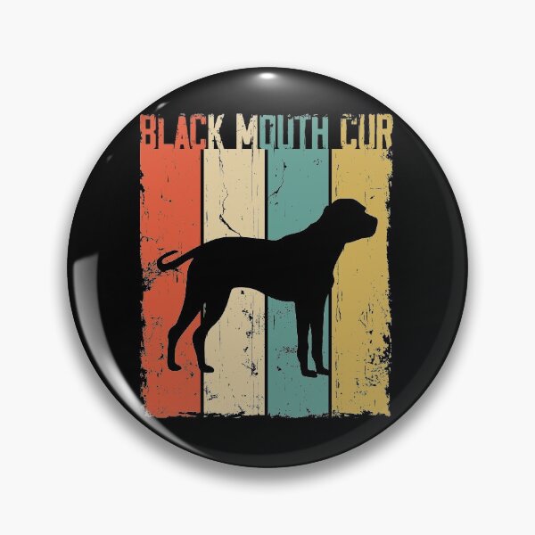 Item preview, Black Mouth Cur Dog Vintage Retro Style designed and sold by rafaeltto.