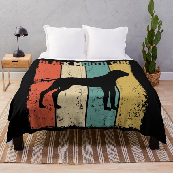 Item preview, Black Mouth Cur Dog Vintage Retro Style designed and sold by rafaeltto.