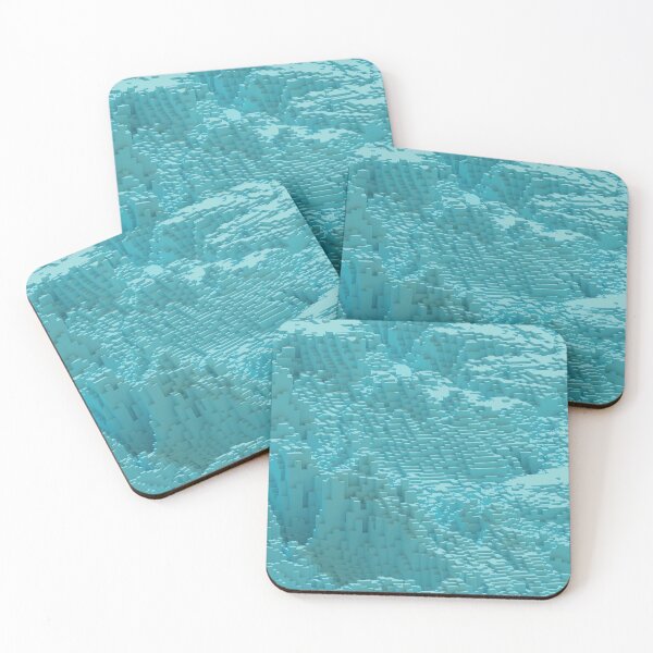 Item preview, Voxel height map terrain (light blue) designed and sold by BrickMaster.