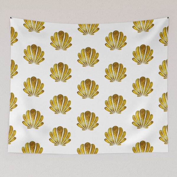 Item preview, Seashell Gold Environment Lover designed and sold by laurasgallery.