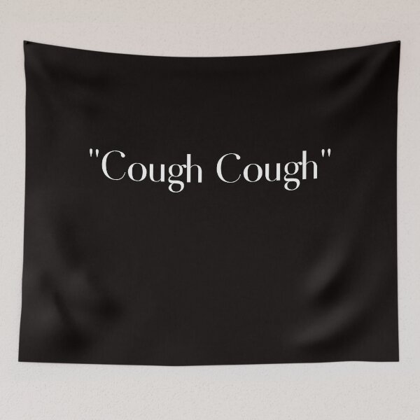 Item preview,  "Couch Cough"- white text designed and sold by TheWhiteRhyno.