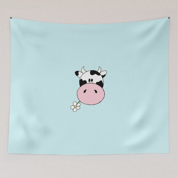 Item preview, Cow munching flower designed and sold by blueberry13.