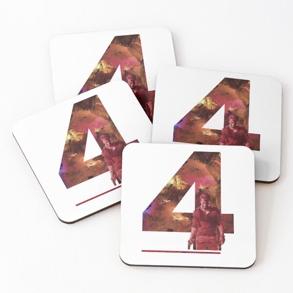 Item preview, Four number Uncharted character gift for fans gamer designed and sold by KimberlySphie31.