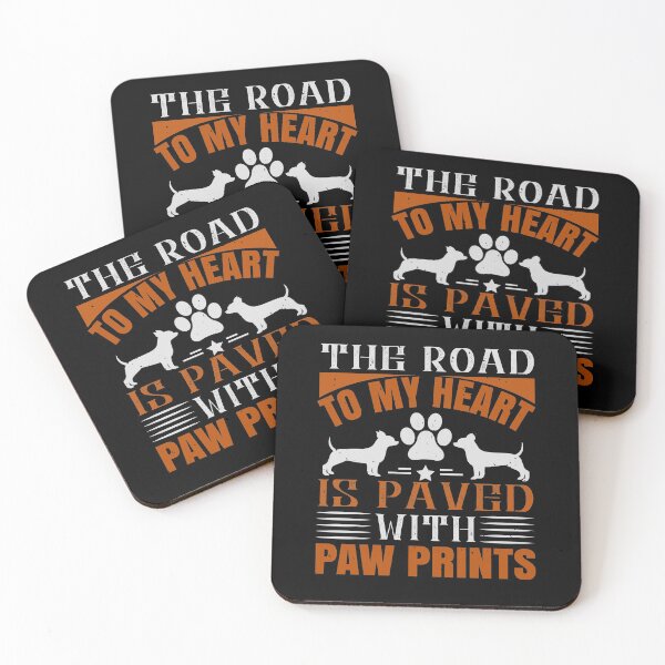 Item preview, Dog lover | The road to my heart is paved with paw prints designed and sold by teamph.
