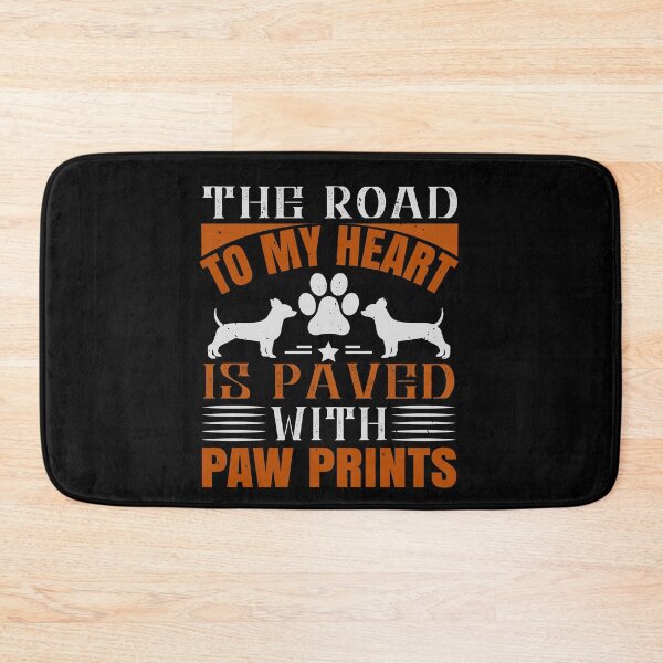 Item preview, Dog lover | The road to my heart is paved with paw prints designed and sold by teamph.