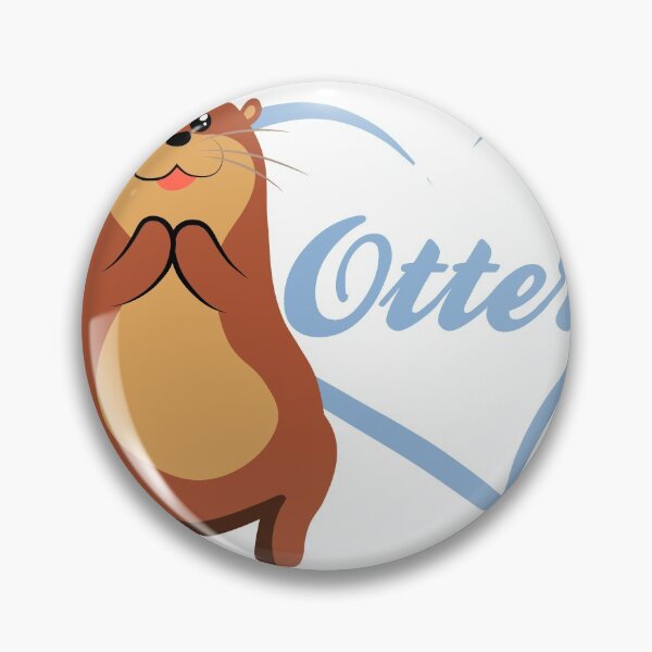 Item preview, Her Otter Half Funny Gift Romantic Couple Design Idea design designed and sold by Lisbob.