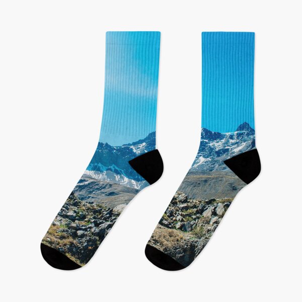 Item preview, Rocky path to snowy mountain peak designed and sold by Carmen Jost.