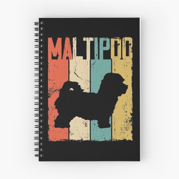 Item preview, Maltipoo Dog Vintage Retro Style designed and sold by rafaeltto.