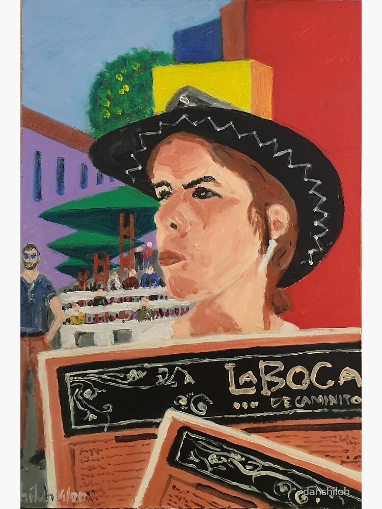 Lámina fotográfica «Promoción de restaurantes en el barrio de La Boca