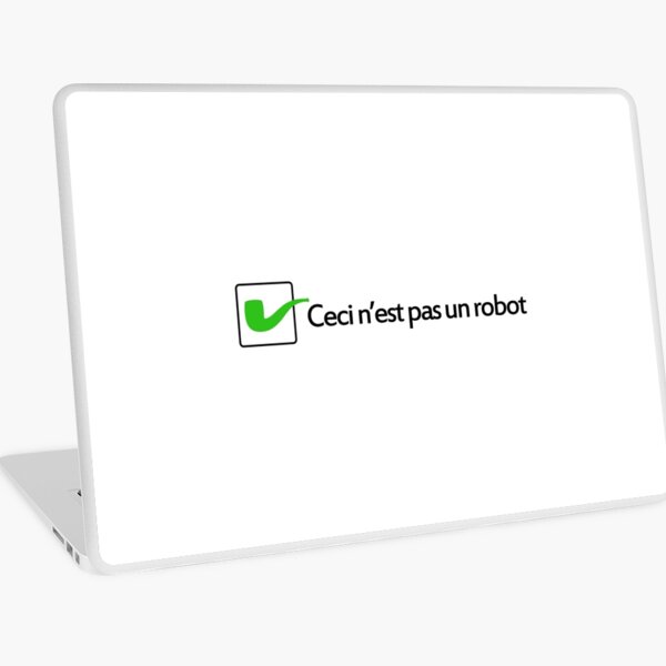 Ceci n'est pas un robot Laptop Skin