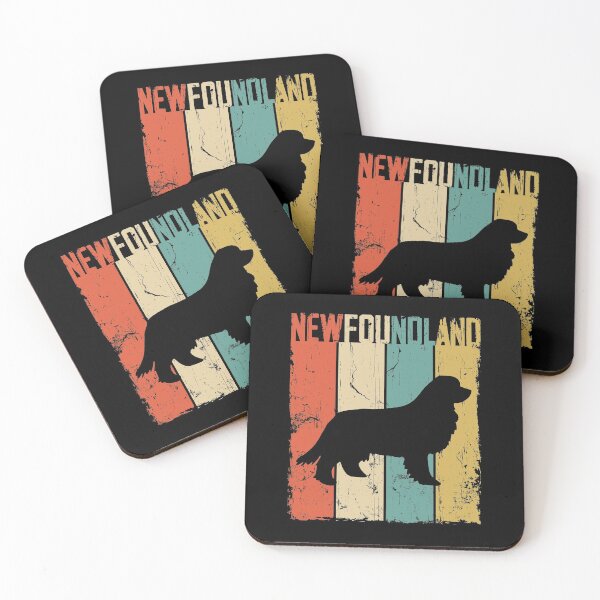 Item preview, Newfoundland Newfie Dog Vintage Retro Style designed and sold by rafaeltto.