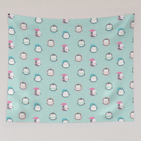 Item preview, Cute Ice Skating Penguins designed and sold by rustydoodle.