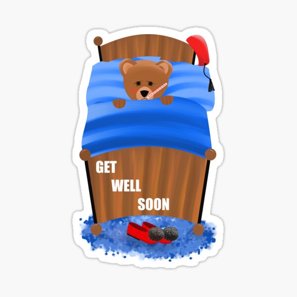 Get Well Soon Sticker