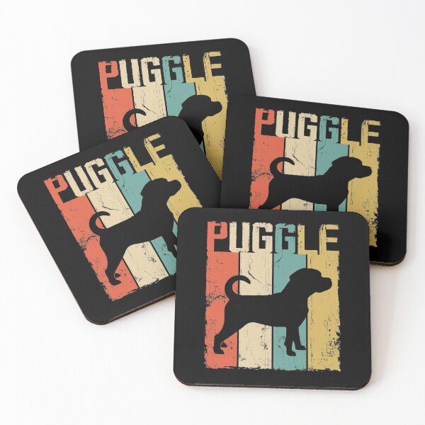 Item preview, Puggle Dog Vintage Retro Style designed and sold by rafaeltto.