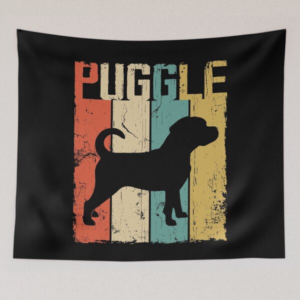 Item preview, Puggle Dog Vintage Retro Style designed and sold by rafaeltto.