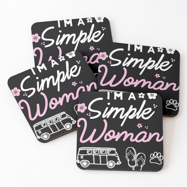 Item preview, Simple Woman Camping Dog Flip Flop Gift graphic designed and sold by Lisbob.