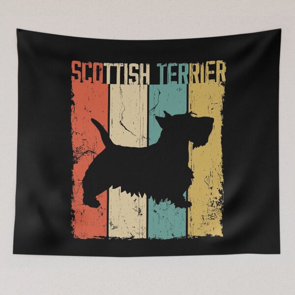 Item preview, Scottish Terrier Dog Vintage Retro Style designed and sold by rafaeltto.