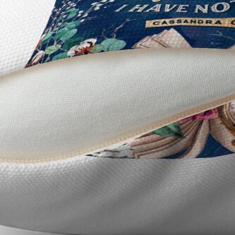 Alternate view of Life is a book Throw Pillow