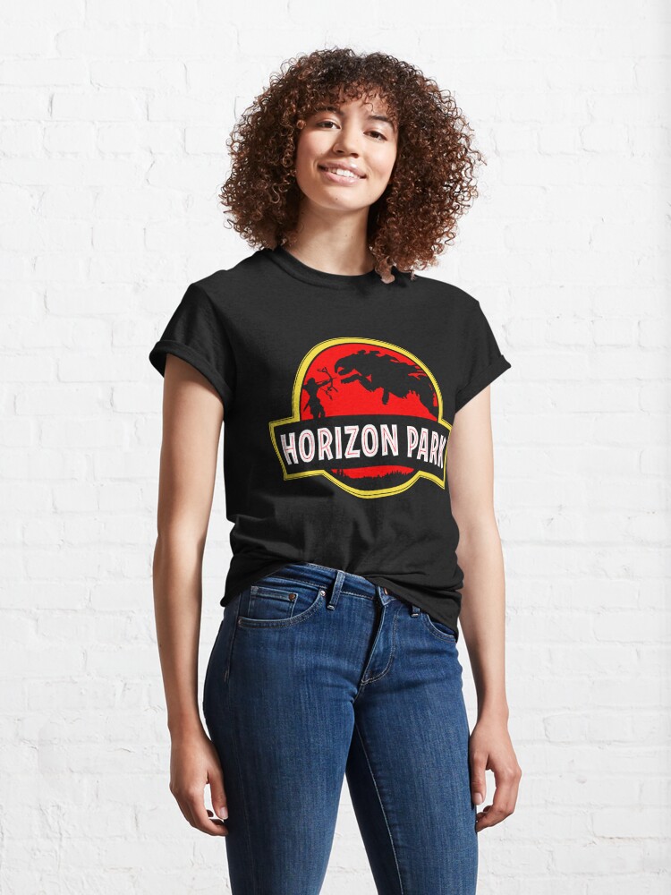 Alternate view of Horizon Park Art Horizon Zero Dawn Game Classic T-Shirt