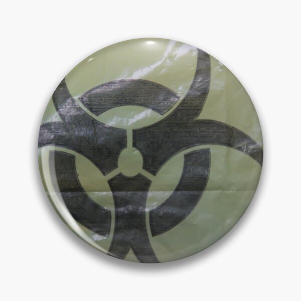 Item preview, Black virus logo on a yellow medical plastic bag designed and sold by EstelleRossetti.